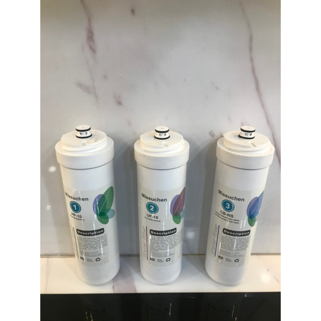 Bộ Lõi Lọc Nước 1,2,3,4 MISSUCHEN - Made in Japan -Hàng chính hãng - Dùng thay thế cho máy MISSUCHEN SKU6300