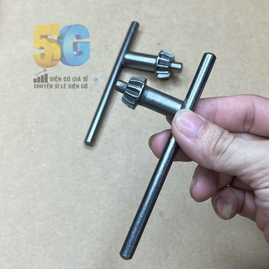 Khóa Tay Khế Mở Khóa Măng Ranh Cho Đầu Kẹp Mũi Khoan Sắt 13mm Và 16mm Chất Lượng Inox Không Rỉ