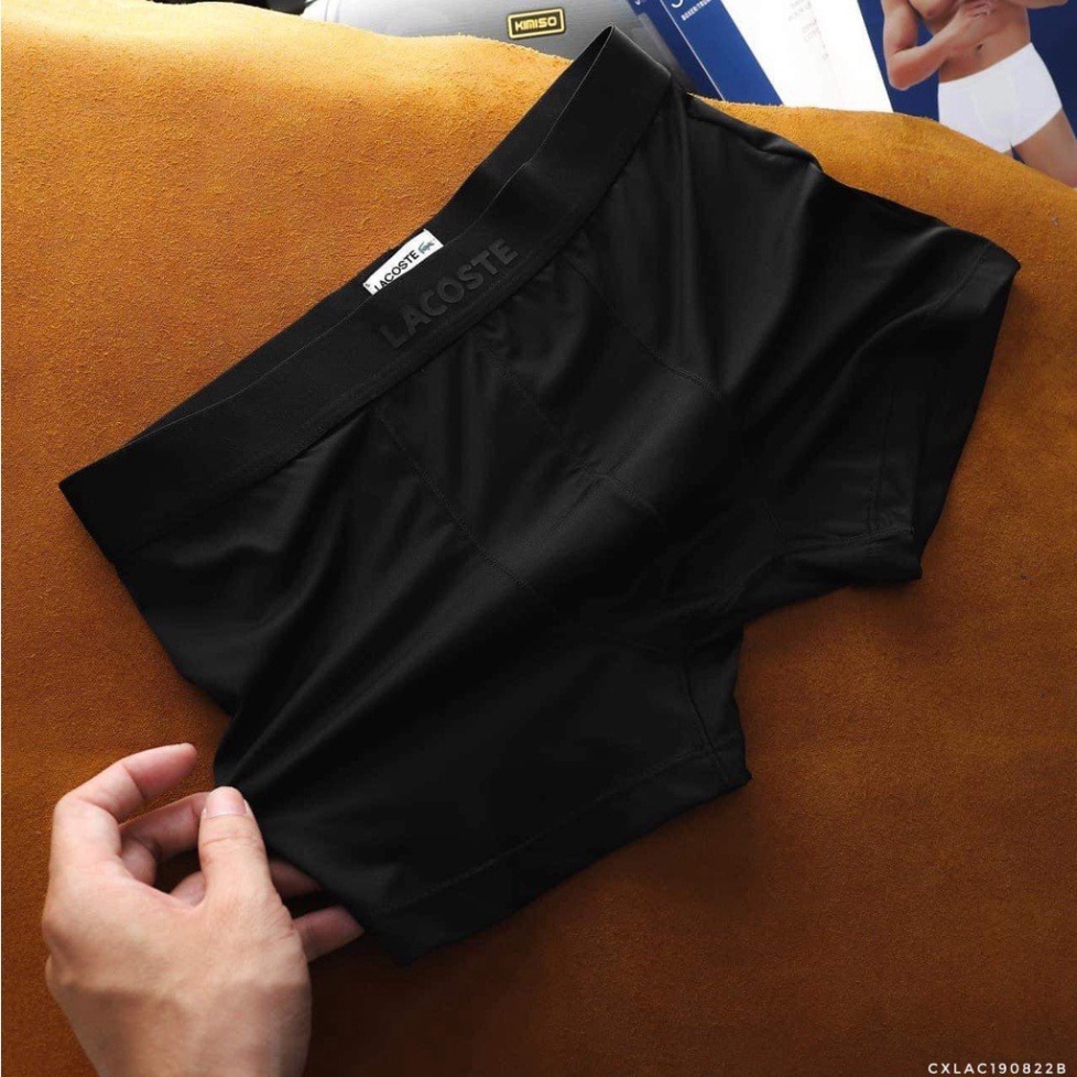 Quần lót Nam , Quần Sịp Nam , Quần Sịp Đùi Nam LACOSTE Quần Sịp Đùi Nam Thun Lạnh Kháng Khuẩn Co Giãn 4 Chiều SP41232835
