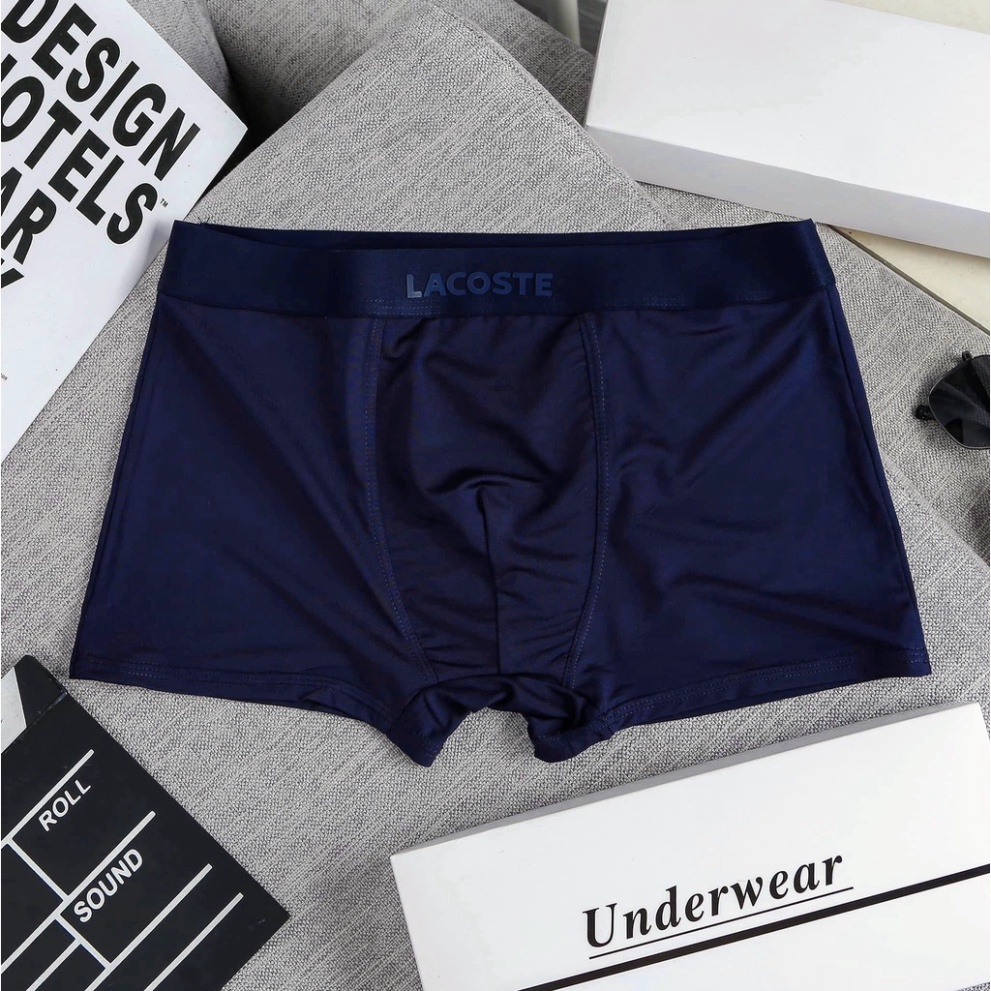 Quần lót Nam , Quần Sịp Nam , Quần Sịp Đùi Nam LACOSTE Quần Sịp Đùi Nam Thun Lạnh Kháng Khuẩn Co Giãn 4 Chiều SP41232835