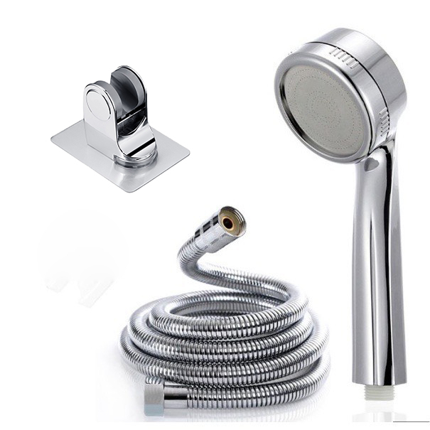 Bộ bát sen tăng áp, dây sen inox, cài sen