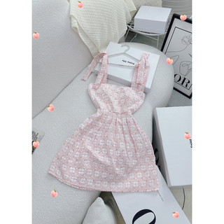 Đầm gấm xốp hoa 2s nơ
