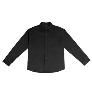 Áo Somi Maverik dài tay form Oversized Đen