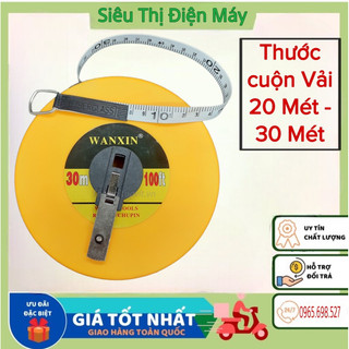 Thước cuộn vải dài 20 mét - 30 mét lô cuốn