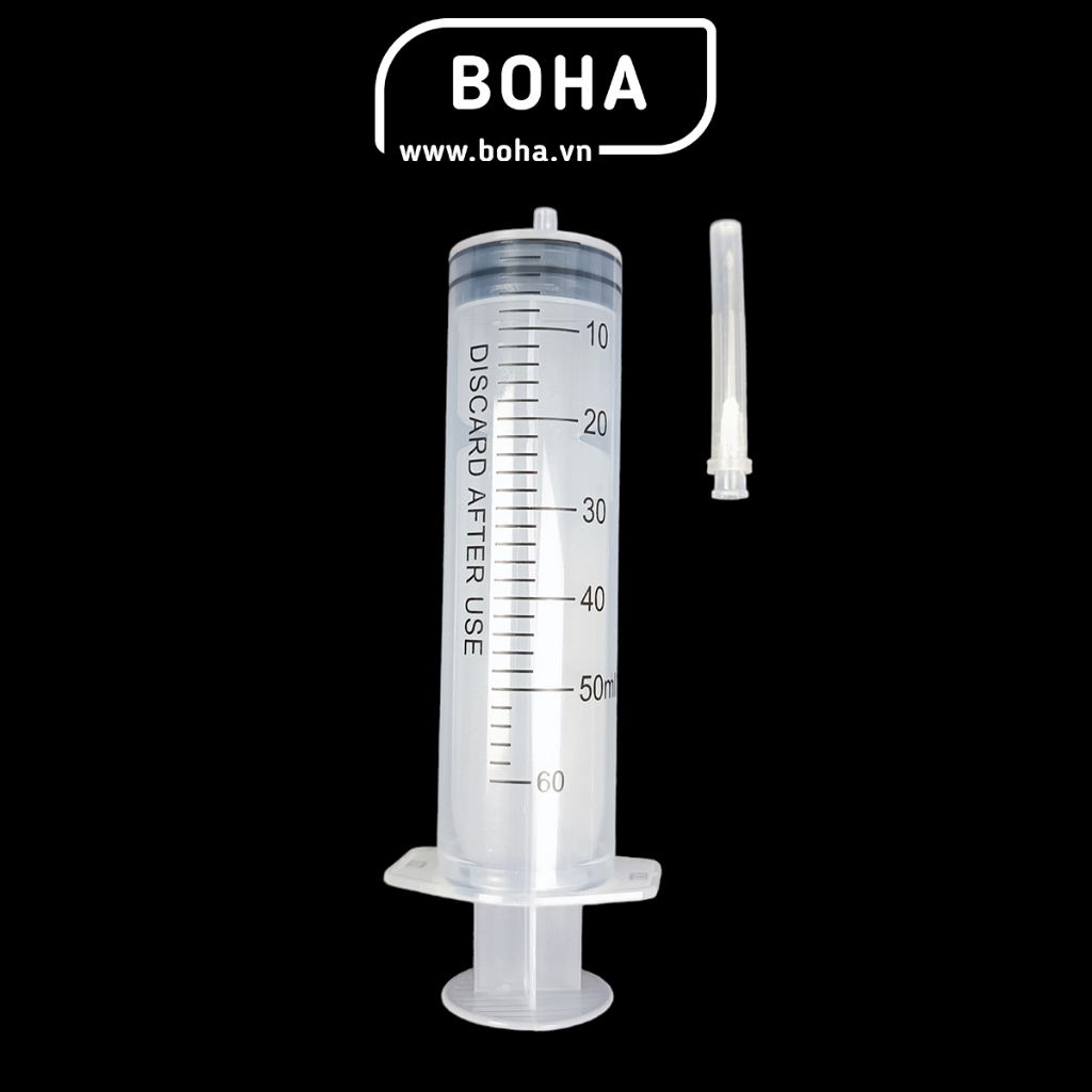 Xilanh kèm theo kim tiêm 60ml, ống tiêm 60ml kèm kim tiêm - XL602