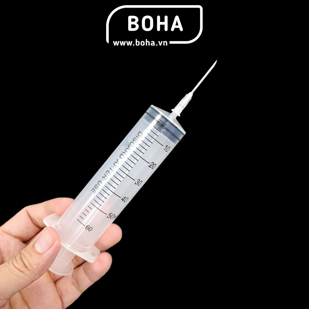 Xilanh kèm theo kim tiêm 60ml, ống tiêm 60ml kèm kim tiêm - XL602