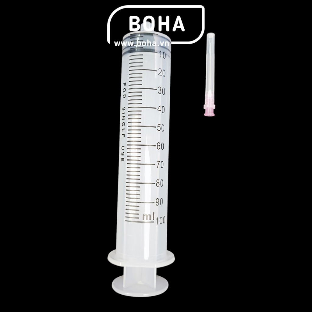 Xilanh kèm theo kim tiêm 100ml, ống tiêm 100ml kèm kim tiêm  - XL1002B