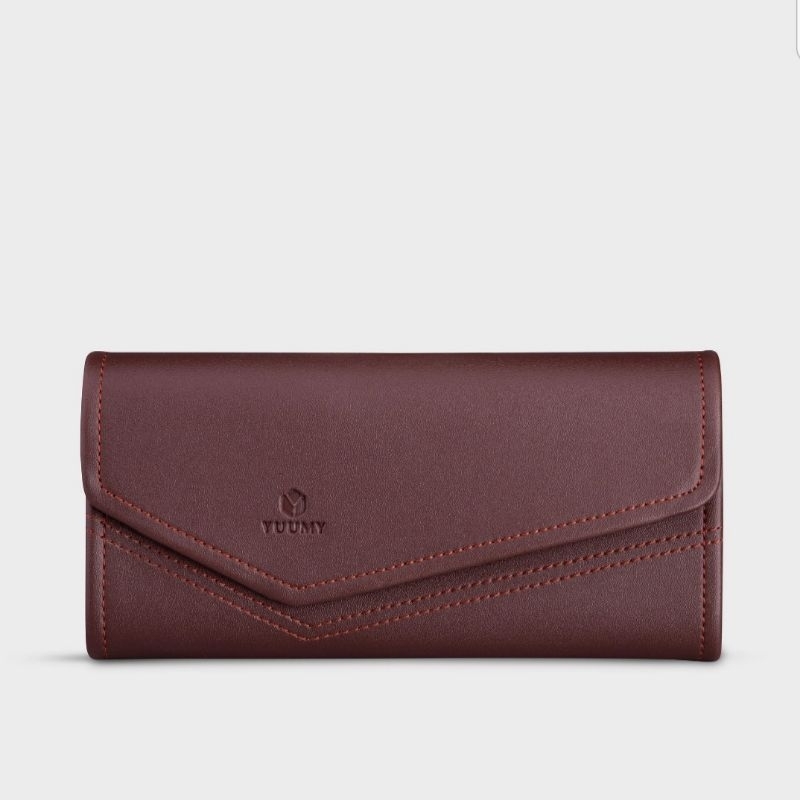 Ví da nữ cầm tay nắp gập thời trang YUUMY Seasand  YV25