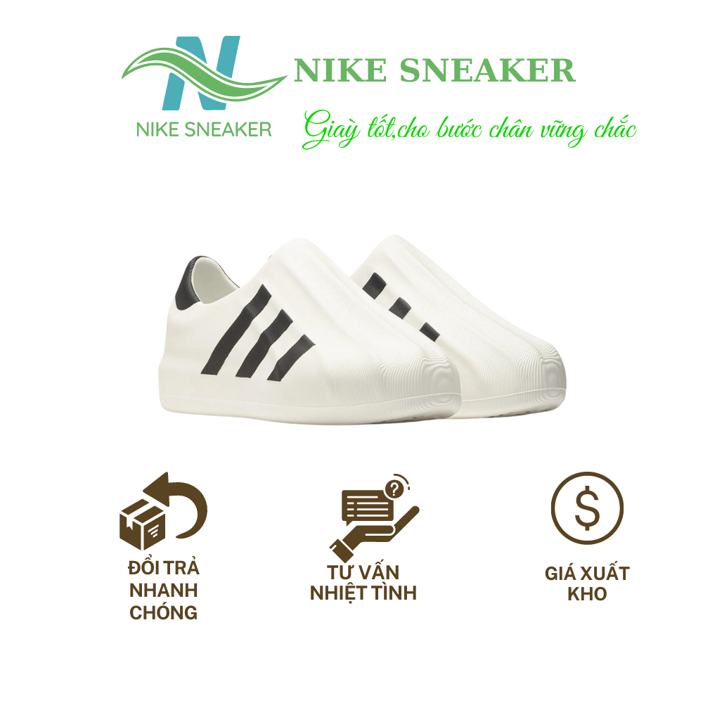Giày Seaker Adidas Adifom Superstar đen trắng