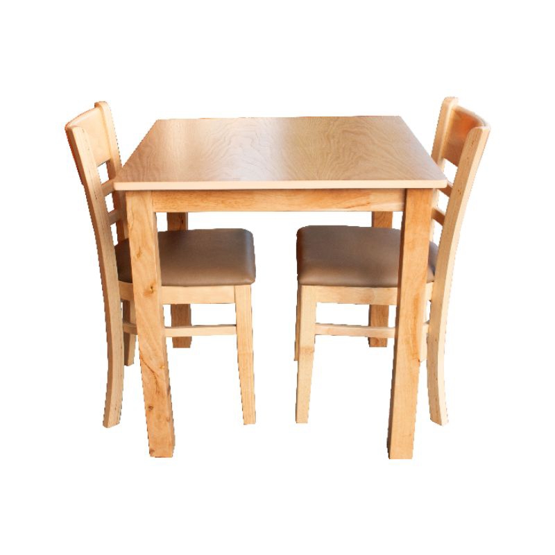 Bộ bàn ăn Cabin mặt vuông và 2 ghế