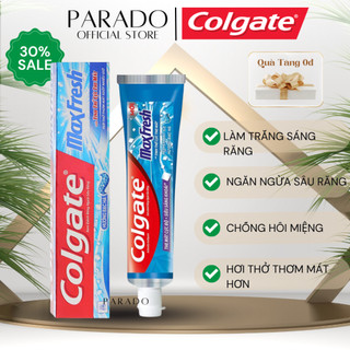 Kem đánh răng colgate maxfresh hương bạc hà the mát 206gr - hãng mỹ
