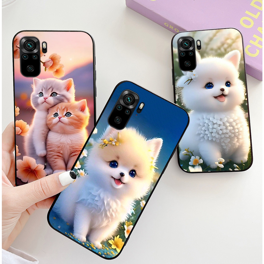 Ốp lưng Xiaomi redmi note 10 / note 10s 4g / note 10 pro / mi note 10 lite in hình chú mèo dễ thương cute