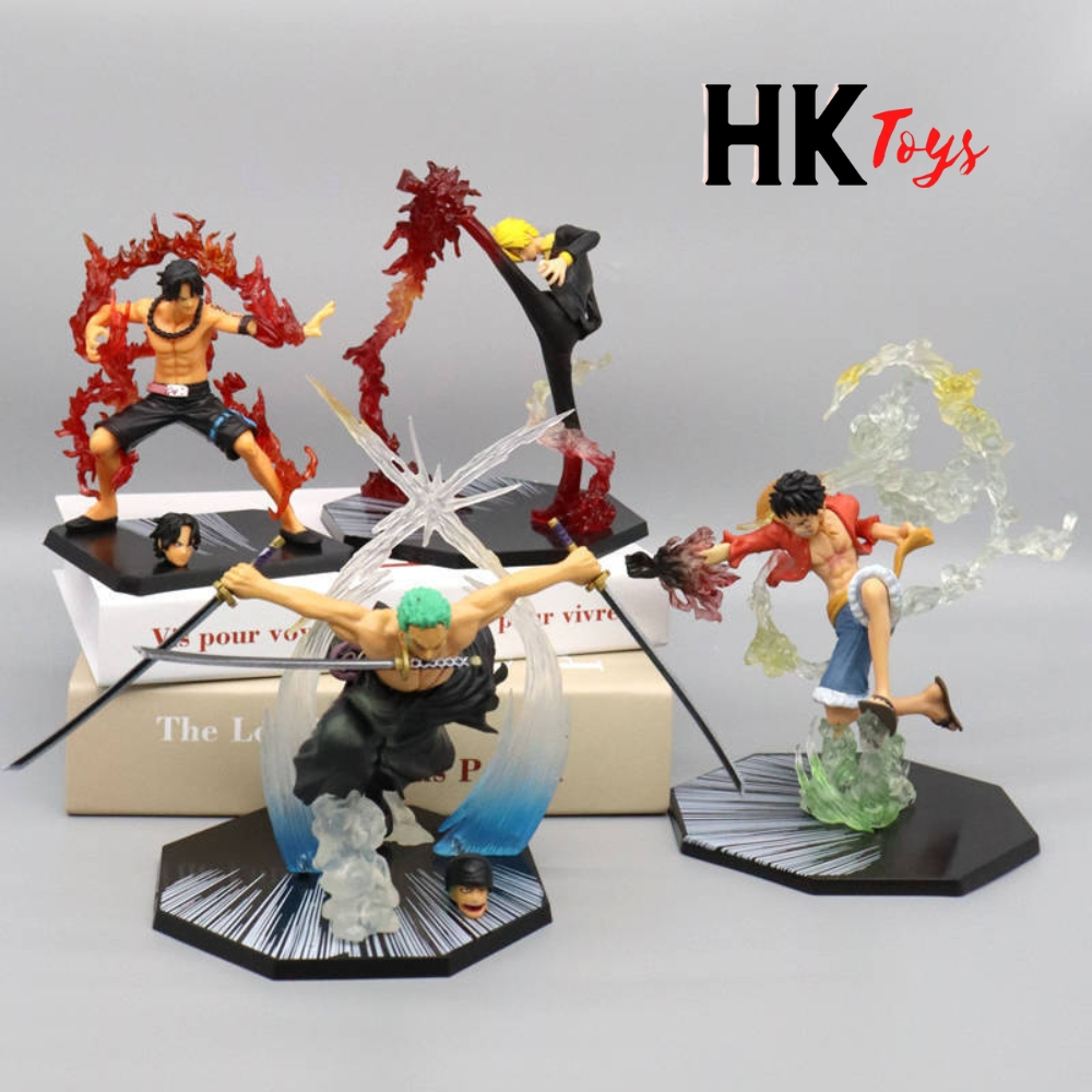 Mô hình One Piece Luffy , Zoro , Ace , Sanji F.zero hàng đẹp rẻ đế không có chữ no box Figure one piece