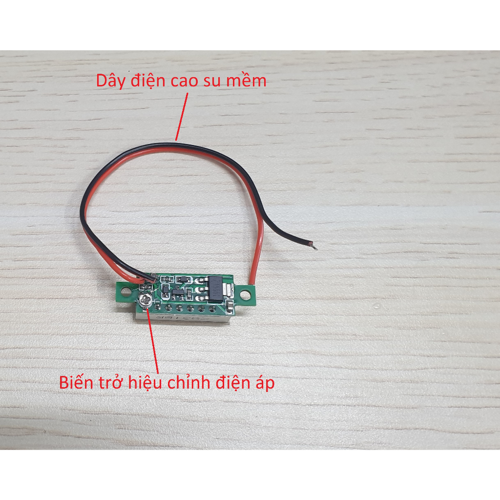 Vôn kế - Đồng Hồ Led Đo Áp - Volt loại DC 2 Dây led 0.28 inch 4.5~120VDC
