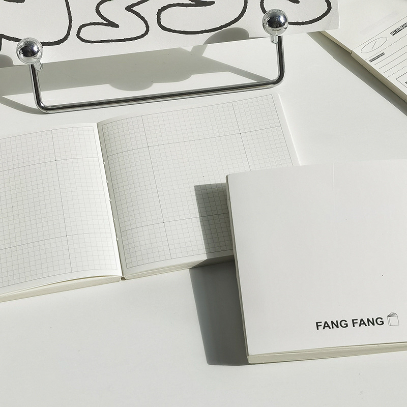 NB35 Sổ vuông Fang Fang basic style Hàn Quốc giấy kẻ ô 100 trang giấy đẹp
