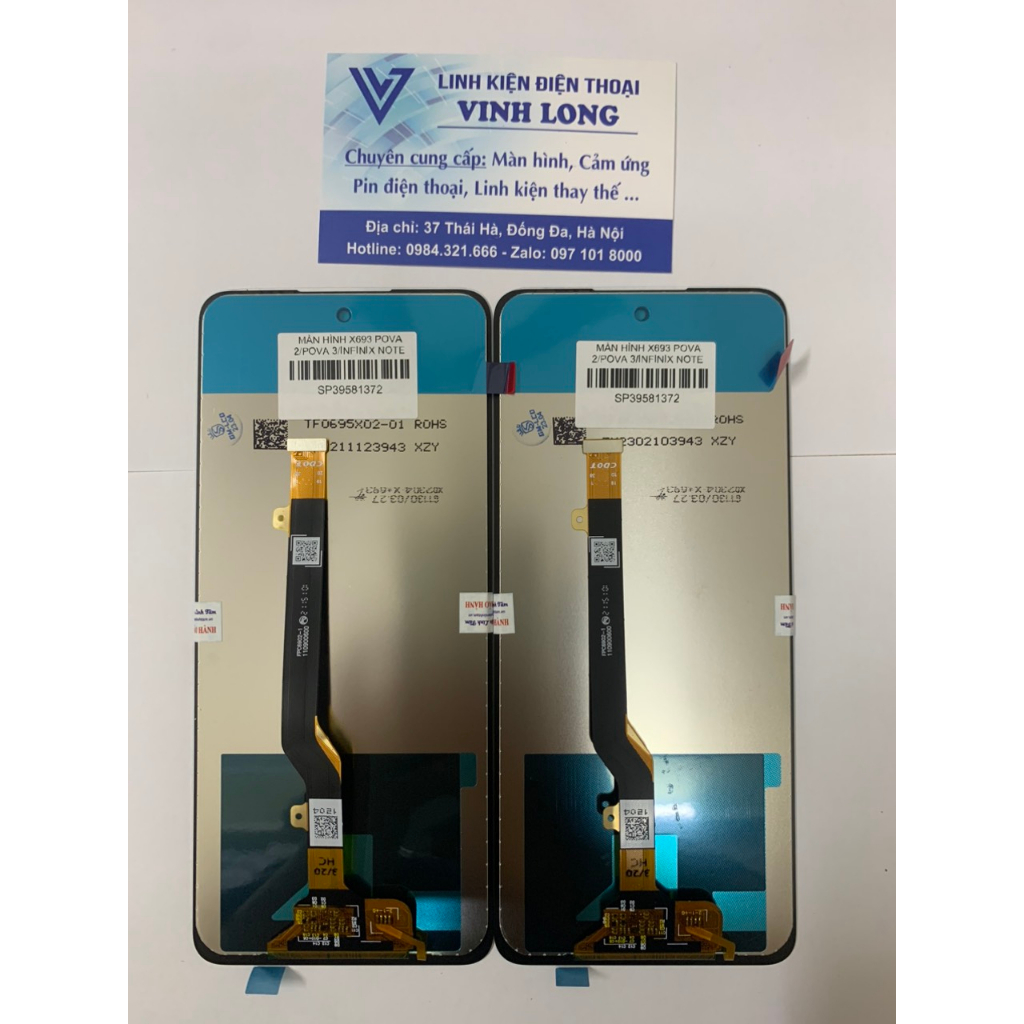 Bộ màn hình Inifix X693 / Note 10 / X697 / Pova 2 / Pova 3