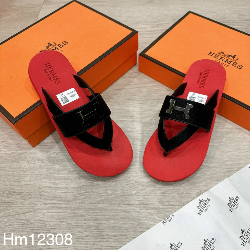 Dép Tông Nam Nữ HM Họa Tiết Quai Ngang Cực Đỉnh - Dép Xỏ Ngón Cao Cấp Dành Cho Nam Nữ