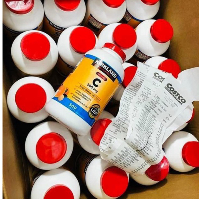 VIÊN NGẬM VITAMIN C 500MG KIRKLAND SIGNATUARE 500 VIÊN - HÀNG MỸ