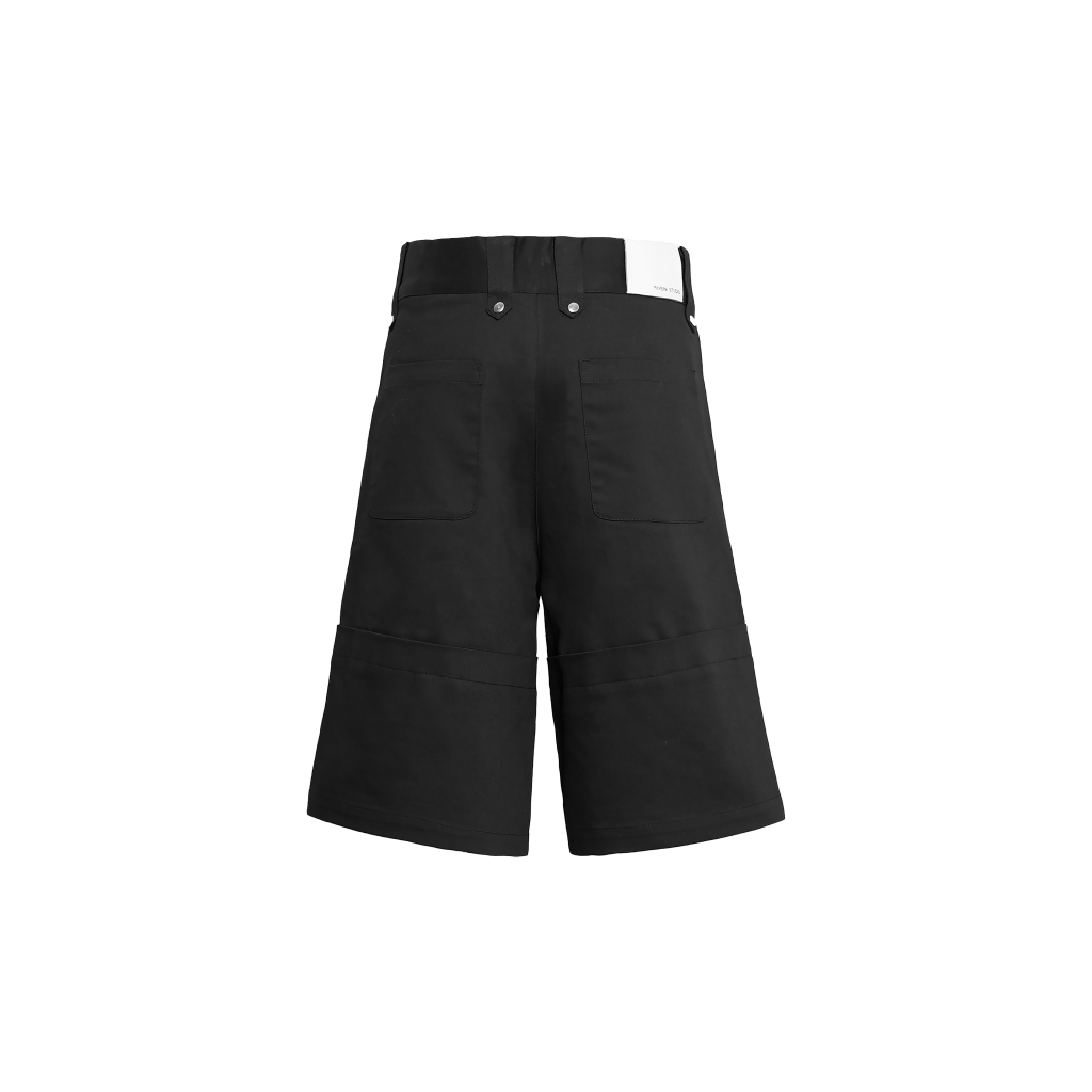 Quần Short Maverik đắp túi Đen