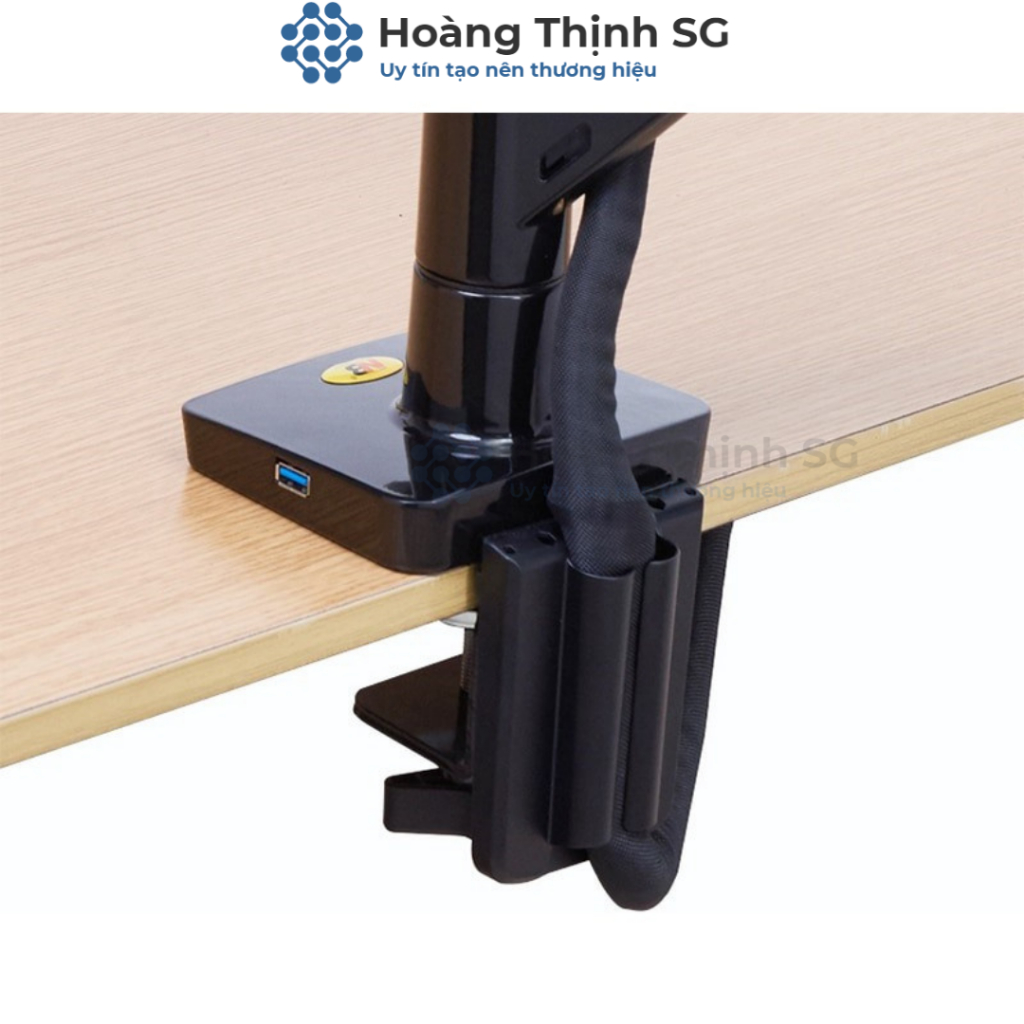 Arm màn hình máy tính NB F100A 22inch - 35inch, giá treo màn hình máy tính Cao Cấp NB F100A trọng tải 12Kg - Chính Hãng