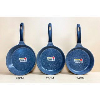 Chảo đá 7 lớp lock&lock stone - đáy từ đủ size 24-26-28cm chống dính