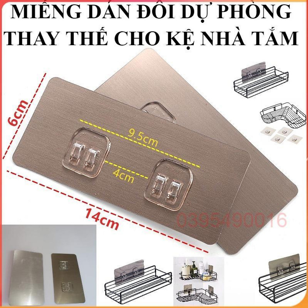 KỆ SẮT NHÀ TẮM HÌNH CHỮ NHẬT. 27 x 11 x 5,5 CM .ĐT.LV!!