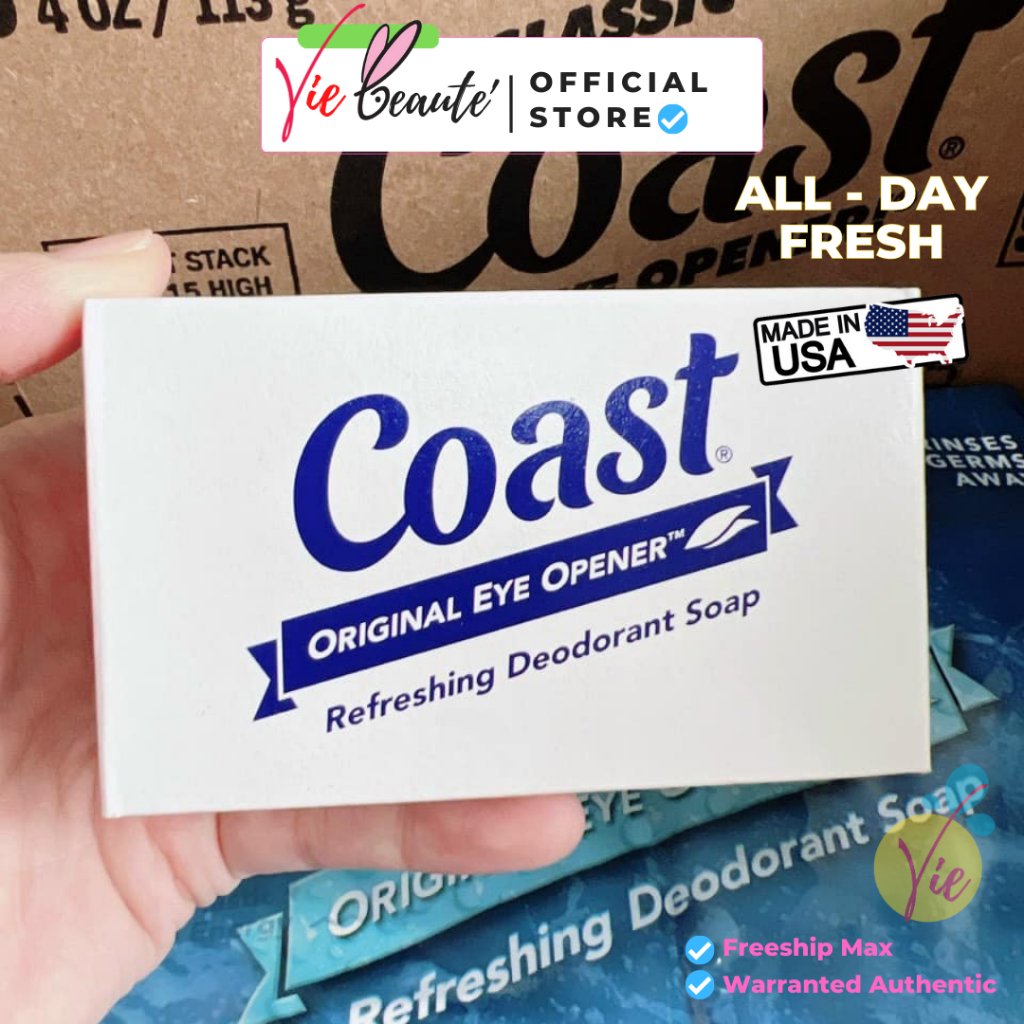 Xà phòng COAST Mỹ - Xà bông cục Coast Original Eye Opener [113g]