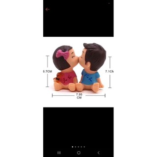 Kiss baby trang trí bánh kem