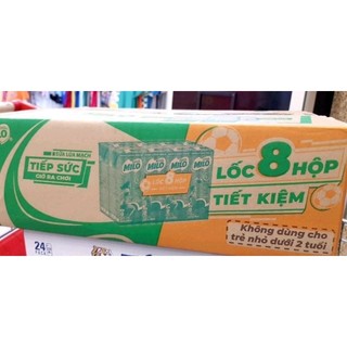 thùng sữa 6 lốc 8 milo 180ml