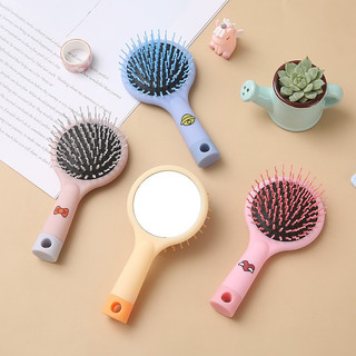 Lược gương mini LƯỢC TÂM chải tóc gỡ rối massage da đầu