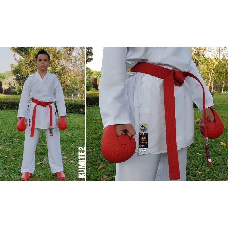VÕ PHỤC KARATE KUMITE KIM CƯƠNG BUSHIDO size 140cm +