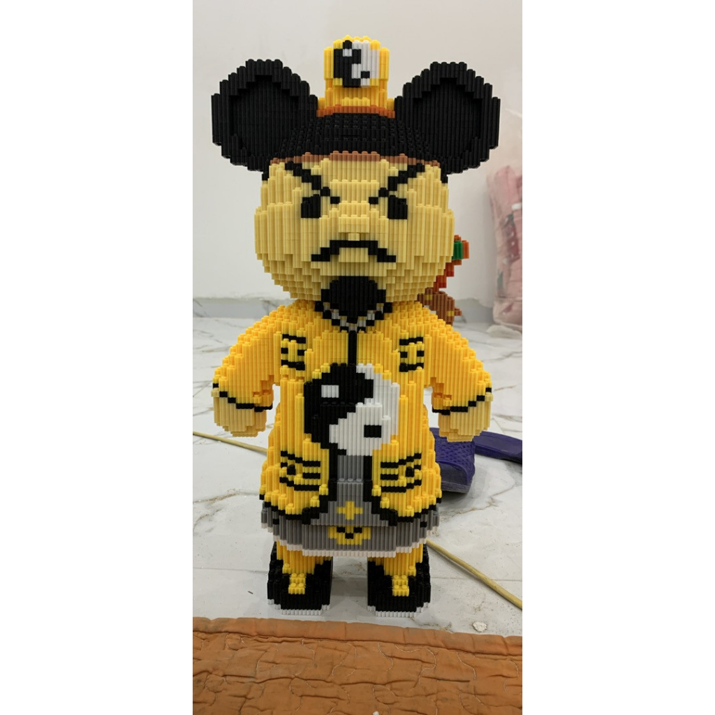 Hàng Sẵn Độc lạ mô hình cương thi cỡ đại 45cm có ngăn kéo , xếp hình siêu đẹp! Xếp hình cương thi , đồ chơi quà tặng