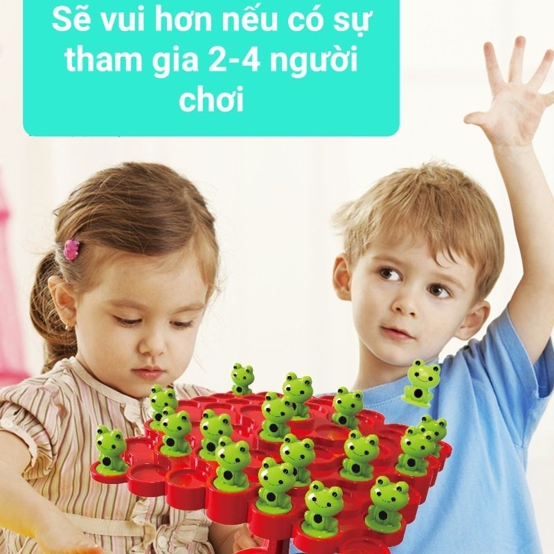 Đồ chơi cây cân bằng với những chú ếch đáng yêu cho bé rèn luyện tư duy - Đồ chơi cho trẻ NS Kids