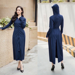 áo chống nắng 2 lớp dáng dài lưới nách thông hơi hạt xoàn thời trang luvick