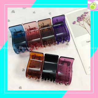 Kẹp tóc càng cua 5 răng AS nhựa trong loại tốt