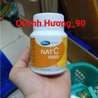 Viên uống NAT C 1000 Mega lọ 30 viên giúp tăng sức đề kháng cho cơ thể