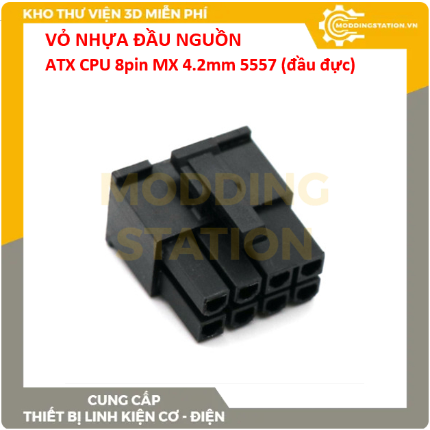 Vỏ nhựa đầu nguồn ATX 6pin - 24pin MX 4.2mm 5557/5559
