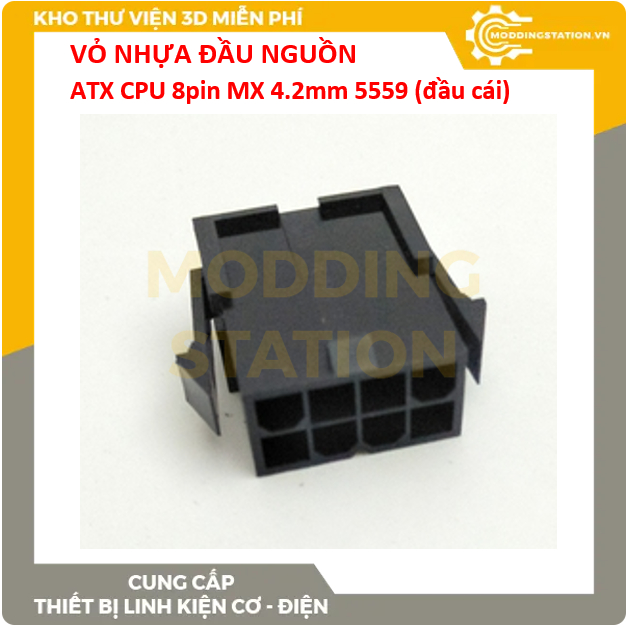 Vỏ nhựa đầu nguồn ATX 6pin - 24pin MX 4.2mm 5557/5559