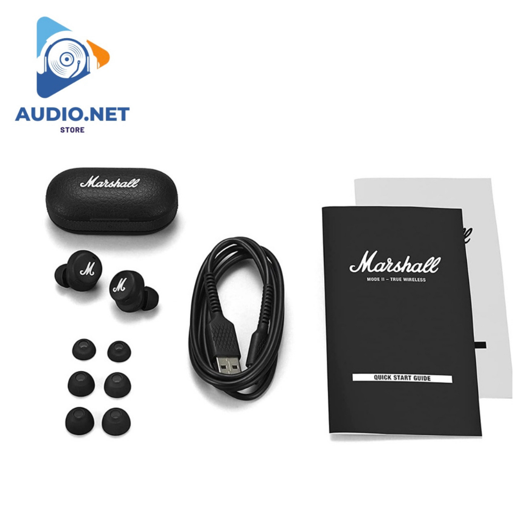 Tai nghe kết nối không dây nhét tai Marshall MODE 2 THỂ THAO - AUDIO NGUYÊN SEAL, BH 12 THÁNG.