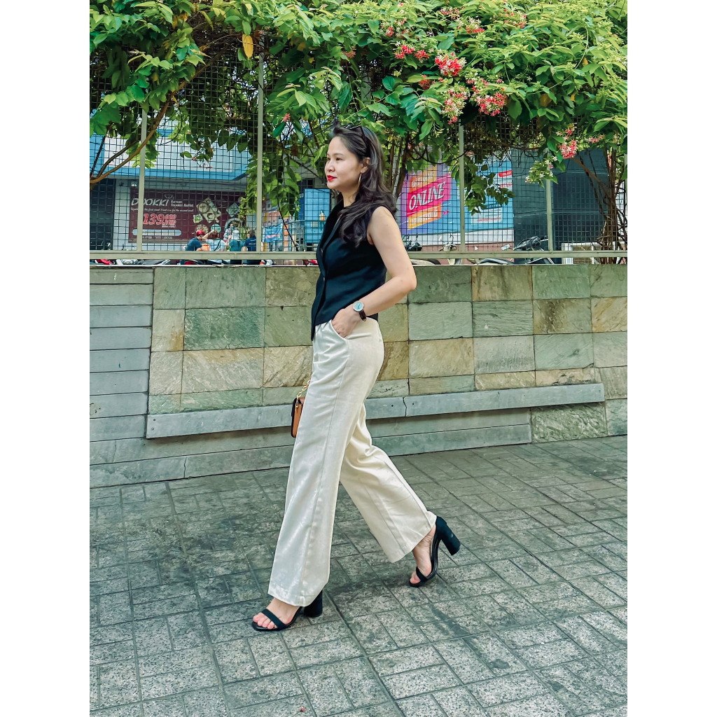Sét đồ linen nữ  - Mẫu thiết kế cho đi làm và đi chơi đều xinh
