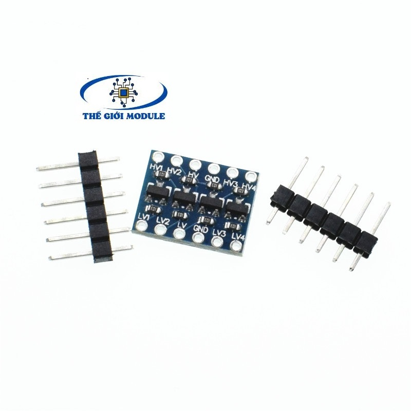 Mạch Chuyển Mức Tín Hiệu 4 Kênh giao tiếp IIC UART SPI TTL