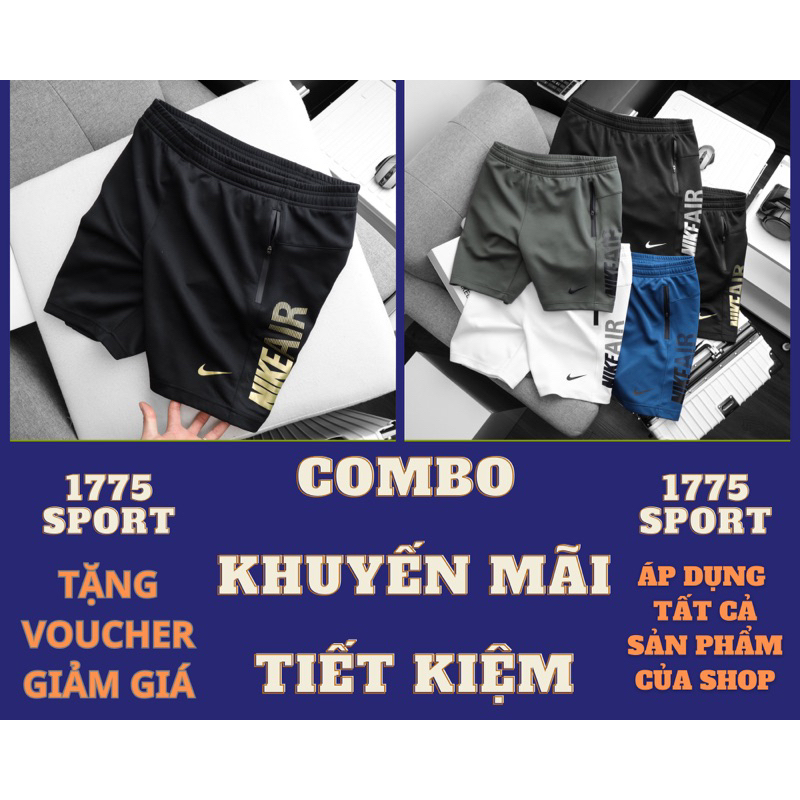 Quần short thể thao nam - quần tập gym nam - quần thể thao nam - quần đùi nam thể thao