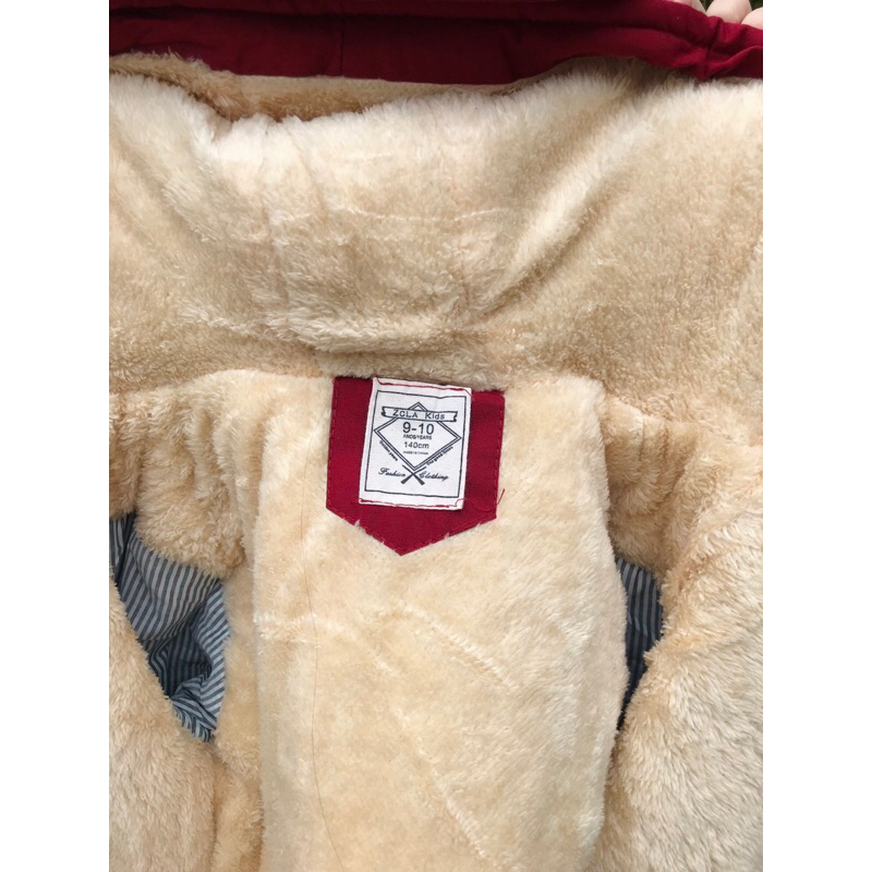 Áo Paka Cho Bé Xuất Dư Xịn Chất Vải Kaki Mềm Lót Lông Siêu Ấm