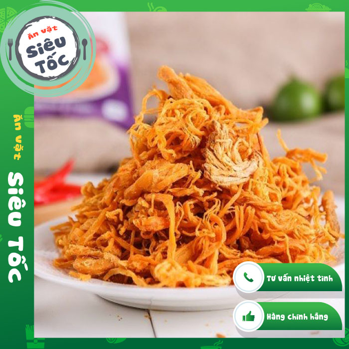 Khô Gà Bơ Tỏi ( Ăn thử 50g) Loại 1 Đặc Biệt Hương Vị Siêu Thơm Ngon Hấp Dẫn