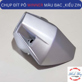 Chụp đít pô winner màu bạc kiểu zin