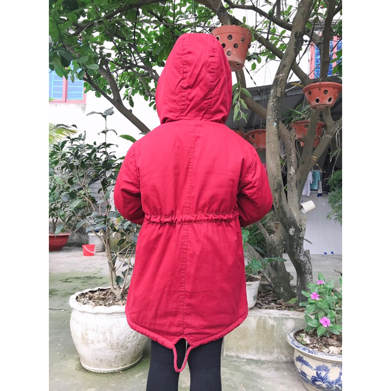 Áo Paka Cho Bé Xuất Dư Xịn Chất Vải Kaki Mềm Lót Lông Siêu Ấm