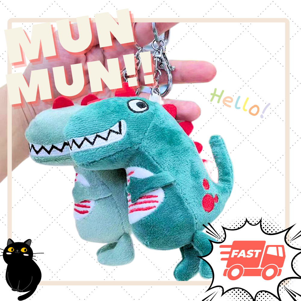 Móc Khóa Gấu Bông Khủng Long Tay Ngắn T-rex Quà Tặng Dễ Thương MK09