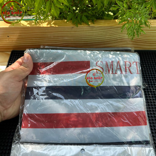 Áo choàng cắt tóc barber màu cờ Mỹ độc đáo