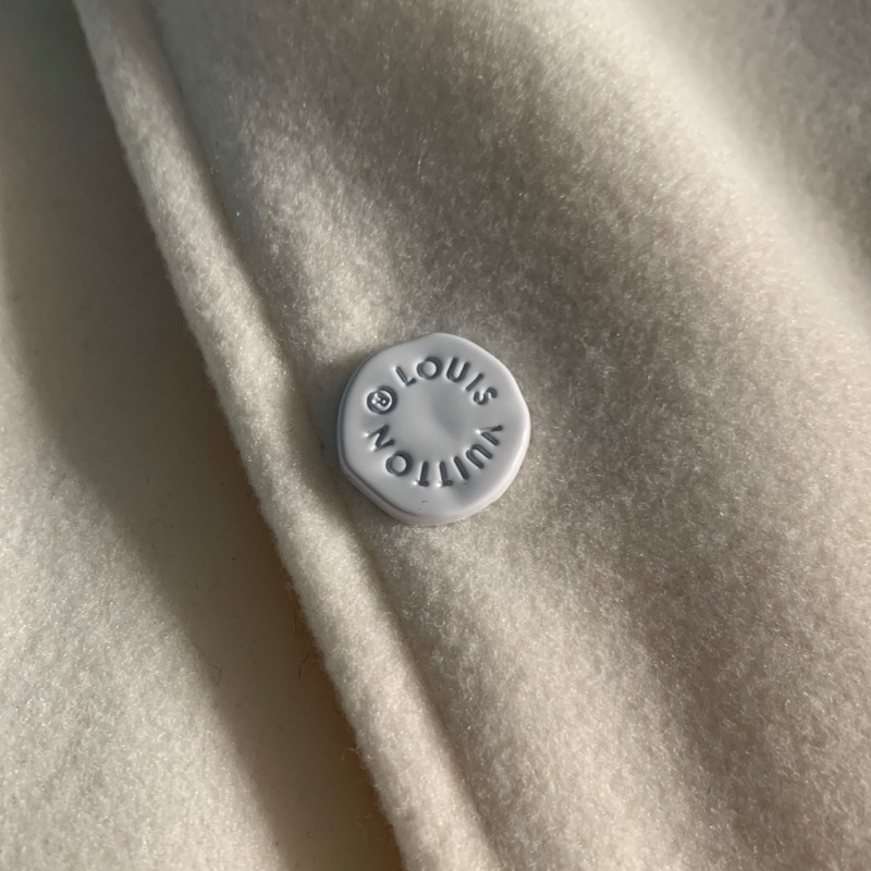 Áo khoác Varsity LV cao cấp phối tay da lót bông