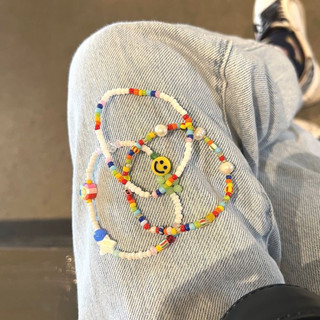 Vòng tay nhiều cầu vòng nhỏ co giãn🌈